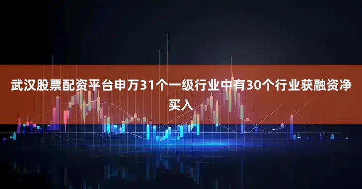 武汉股票配资平台申万31个一级行业中有30个行业获融资净买入