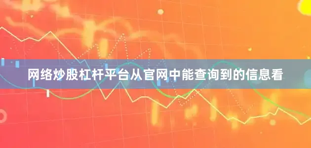 网络炒股杠杆平台从官网中能查询到的信息看