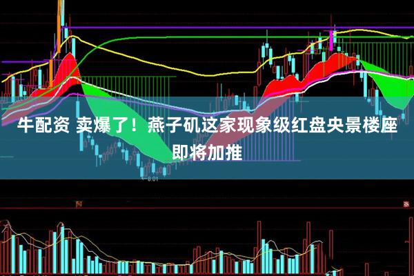 牛配资 卖爆了!燕子矶这家现象级红盘央景楼座即将加推